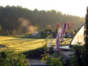Súkromná záhrada Trstená - Východ slnka