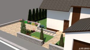 Rekonštrukcia predzáhradky - Projekt