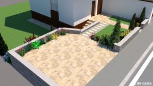 Rekonštrukcia predzáhradky - Projekt