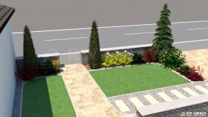Rekonštrukcia predzáhradky - Projekt